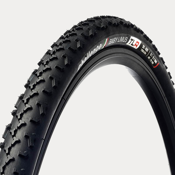 CHALLENGE OUTER TIRE CROSS BABY LIMUS {TLR} (FOLDING TIIRE) BLACK/BLACK