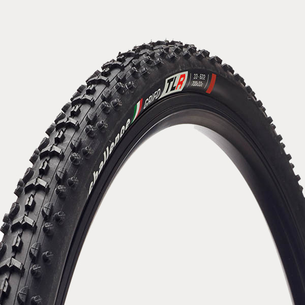 CHALLENGE OUTER TIRE CROSS GRIFO {TLR} (FOLDING TIIRE) BLACK/BLACK