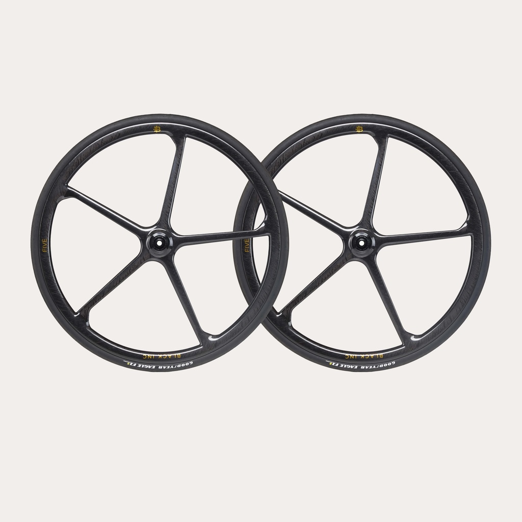 BLACK INC WHEELSET (RACE) FIVE + CERAMICSPEED - LIMITED GOLD