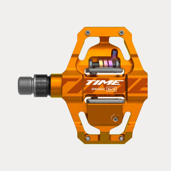 TIME PÉDALES VTT SPECIALE 10 SMALL MANDARINE ALUMINIUM B1