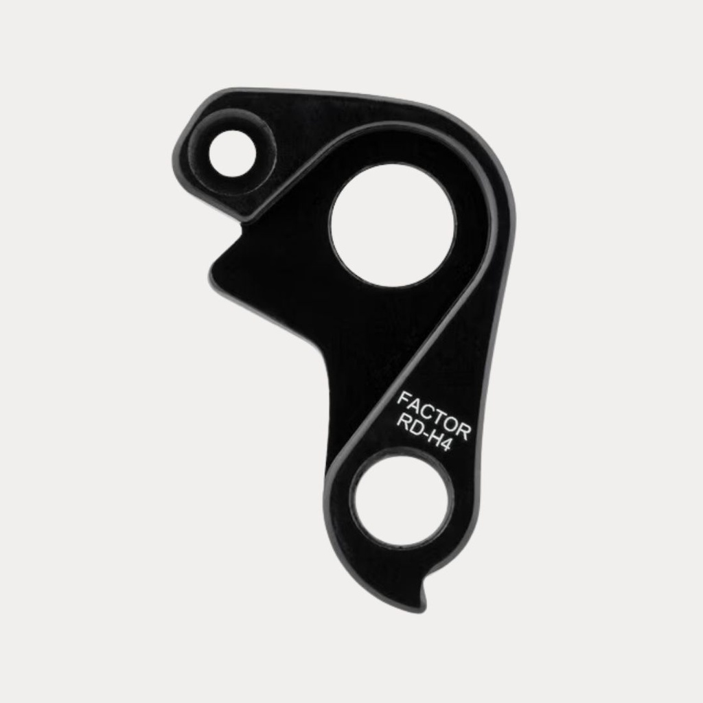 BLACK INC ACCESSOIRES FACTOR THRU AXLE DIRECT MOUNT REAR DERAILLEUR HANGER (RD-H4)