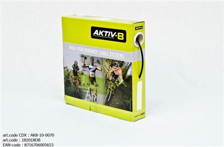 AKTIV-8 BUITENKABEL DERAILLEUR TOPLINE 35M5MM ZWART