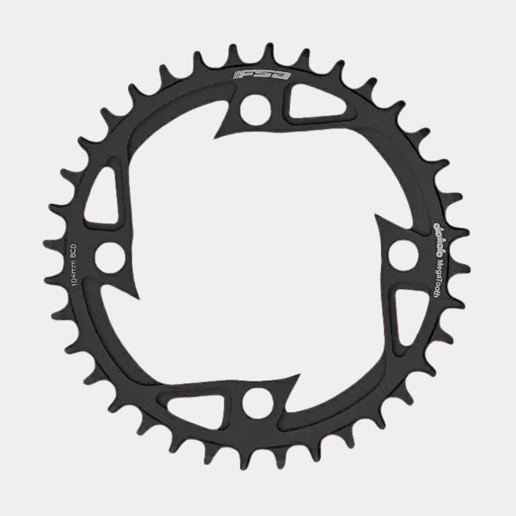 FSA CHAINRING (E-BIKE ALLOY MEGATOOTH BOSCH GEN 4) 1X STITCH 104 46T (WB455A) BLACK