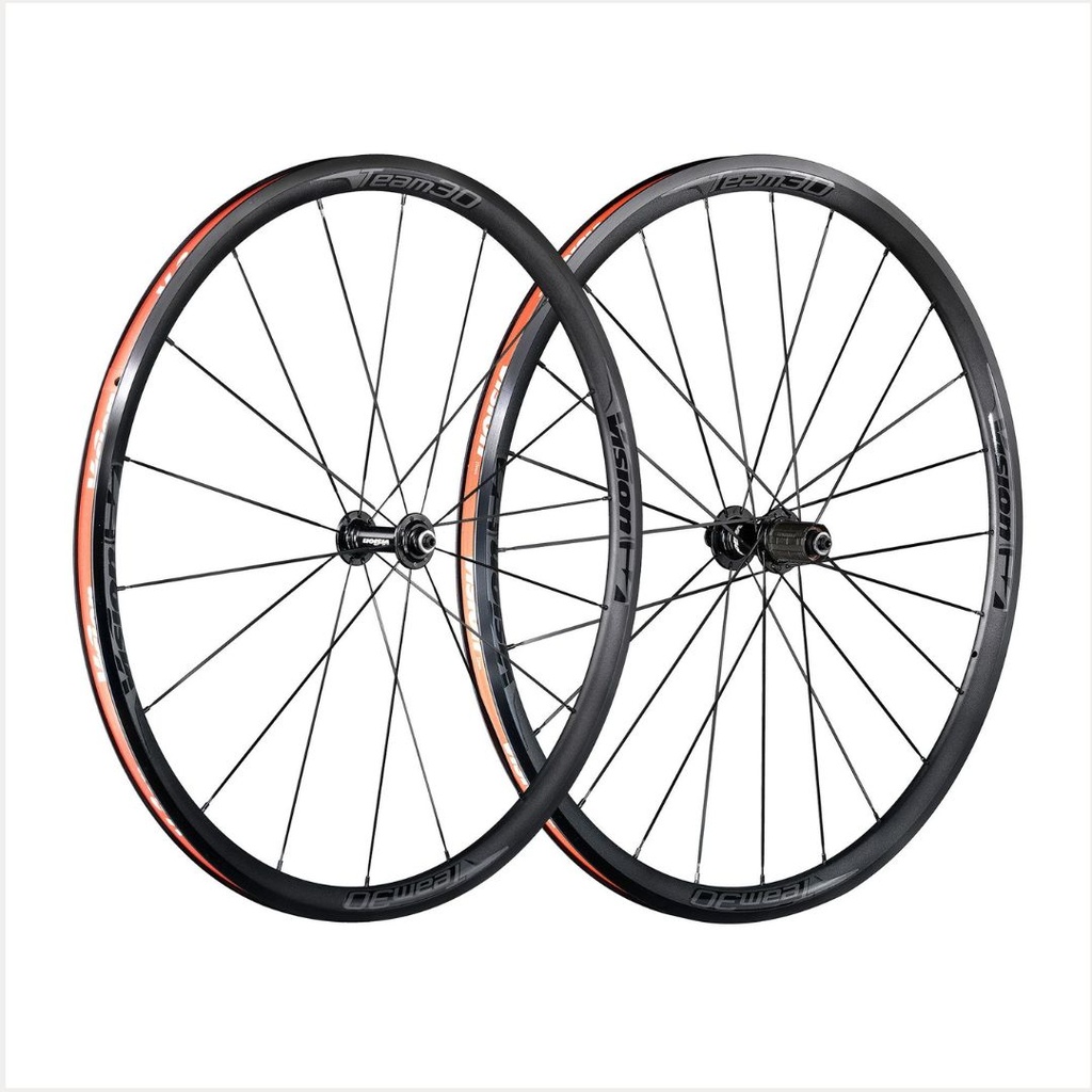 PAIRE DE ROUES VISION TEAM 30 RB SHIMANO 11 (PNEU TUBELESS READY) A0