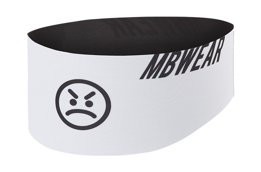 MBWEAR HEAD BAND - SMILE WHITE