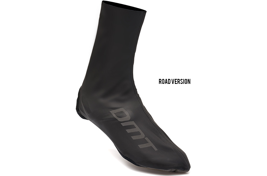 DMT OVERSHOE RAIN RACE BLACK/BLACK REFLECTIVE