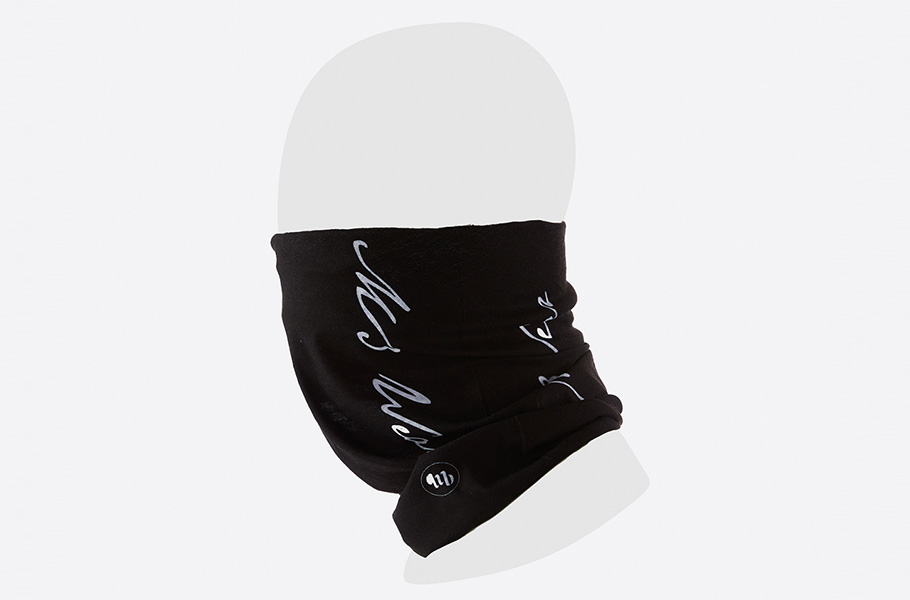 MBWEAR NECK WARMER ZWART