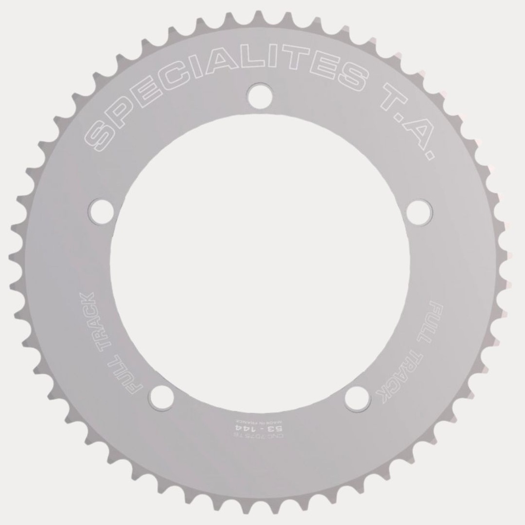 SPECIALITES TA CHAINRING  FULL TRACK - PISTE PITCH 144 SILVER