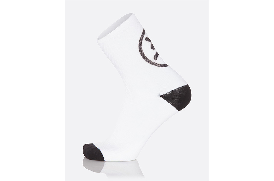 MBWEAR SOCKS FUN SMILE H15 WHITE