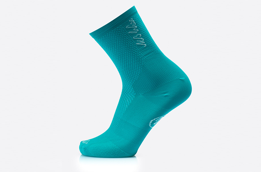 MBWEAR CHAUSSETTES STELVIO H15 VERT BOUTEILLE