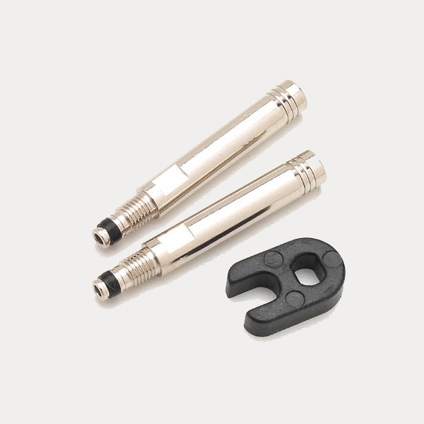 CHALLENGE ACCESSORIES PRESTA VALVE EXTENSION KIT SILVER