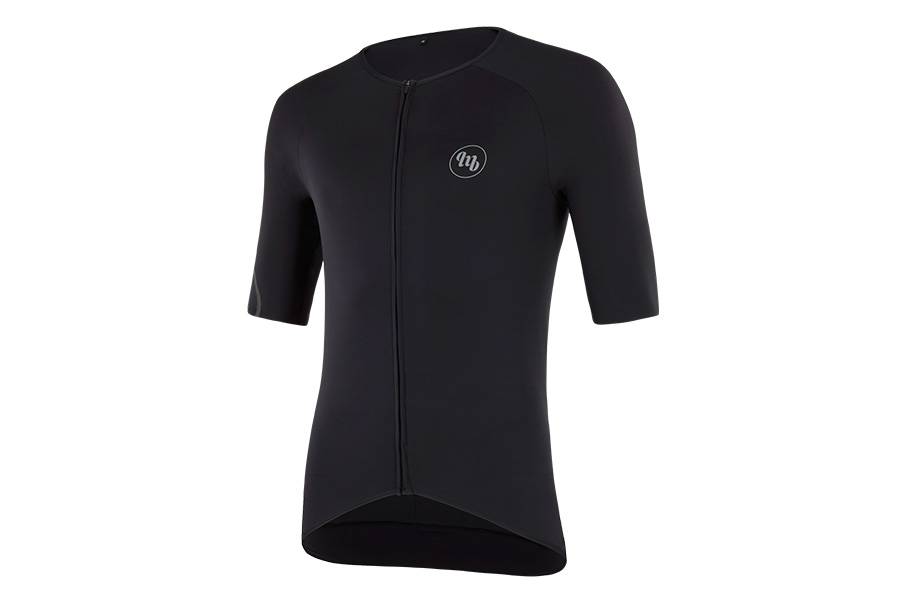 MAILLOT MBWEAR MANCHES COURTES CONFORT NOIR