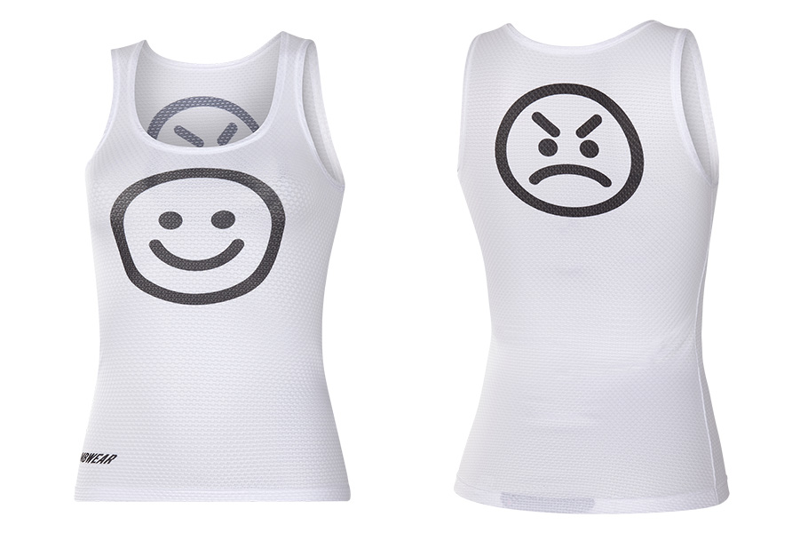 MBWEAR PRINTED TANK TOP WOMAN  - SUPERLIGHT - SMILE WIT