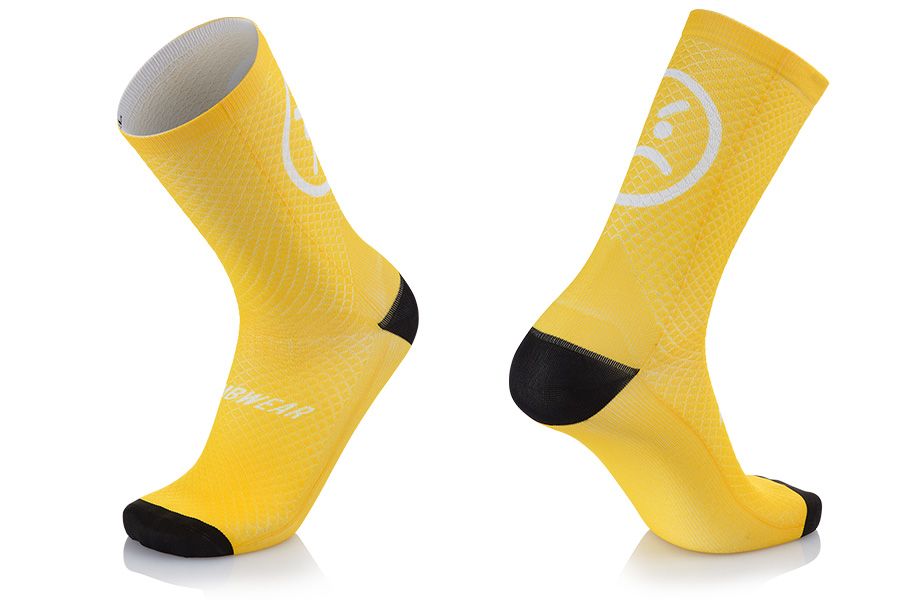 CHAUSSETTES MBWEAR - SMILE EVO H20 - JAUNE