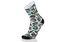 MBWEAR CHAUSSETTES FUN H15 NOËL LÉOPARD VERT