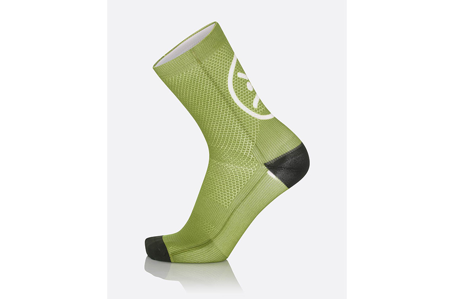 MBWEAR CHAUSSETTES FUN SMILE H15 VERT