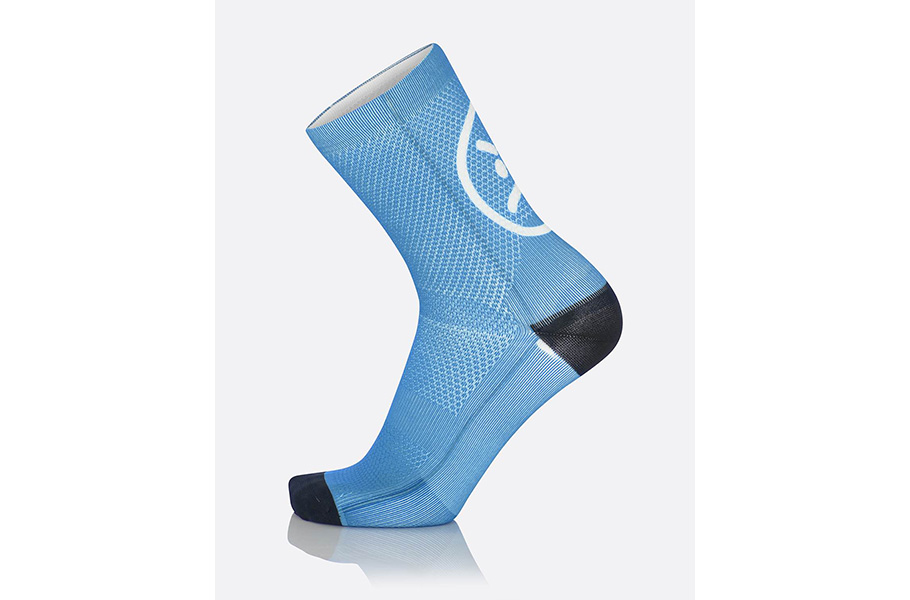 MBWEAR CHAUSSETTES FUN SMILE H15 BLEU CLAIR