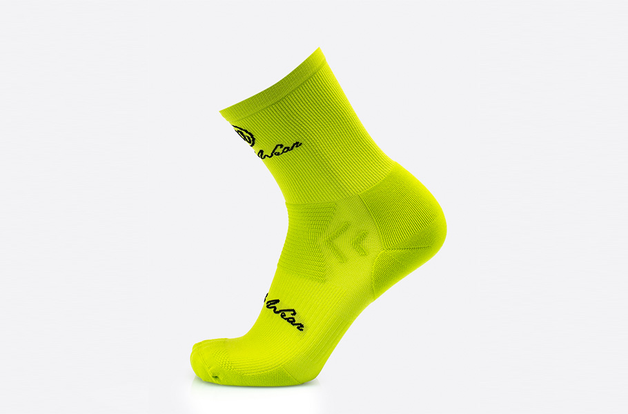 MBWEAR CHAUSSETTES SUN COLAN H15 VERT CLAIR