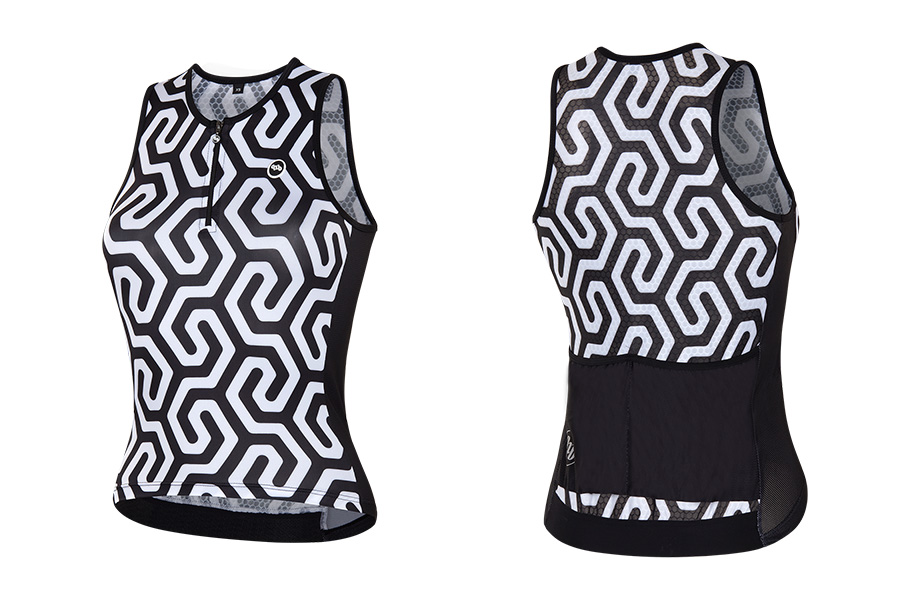 MBWEAR TANK TOP WOMAN - FRESH - BLACK AND WHITE