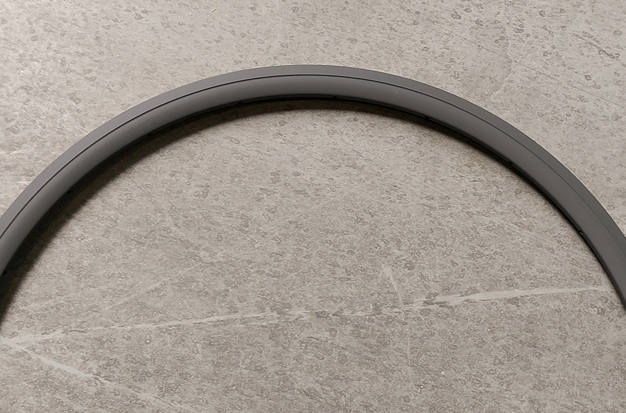 VITTORIA SPARE-PARTS REAR RIM ROAD 21H 2:1 ALLOY - BLACK CERAMIC WITH STICKER ELUSION NERO