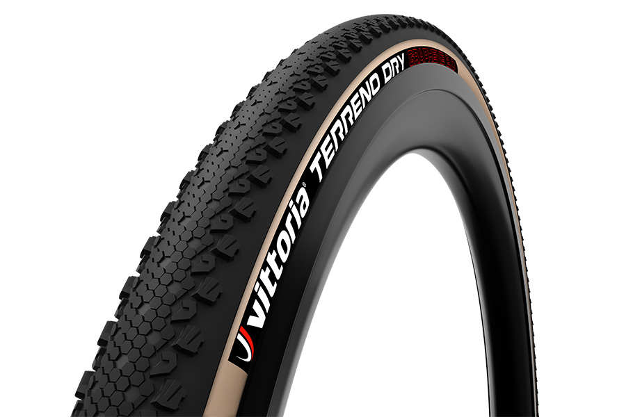 VITTORIA BUITENBAND GRAVEL TERRENO DRY 28'' (TLR) ZWART-BRUIN