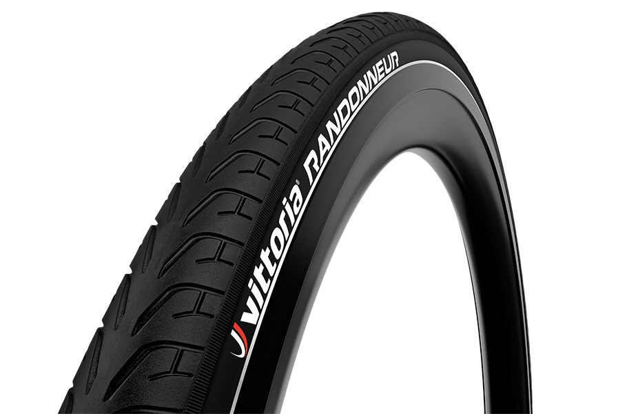 VITTORIA OUTER TIRE RANDONNEUR 28'' D {REFLECTIVE} (WIRE TIRE)