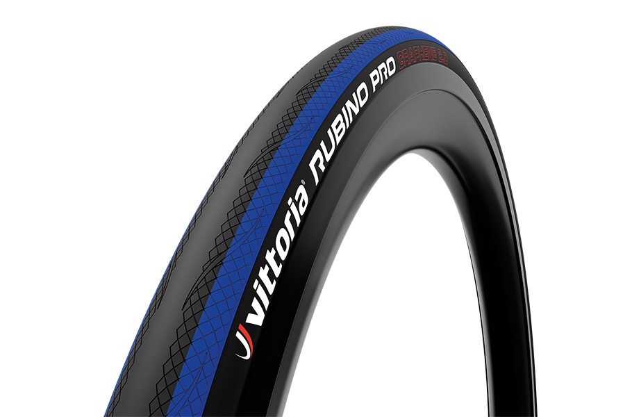 VITTORIA BUITENBAND RUBINO PRO 28'' (VOUWBAND) BLAUW-ZWART