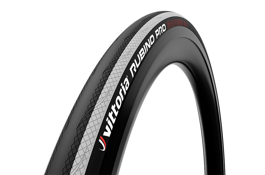 VITTORIA BUITENBAND RUBINO PRO 28'' (VOUWBAND) WIT-ZWART