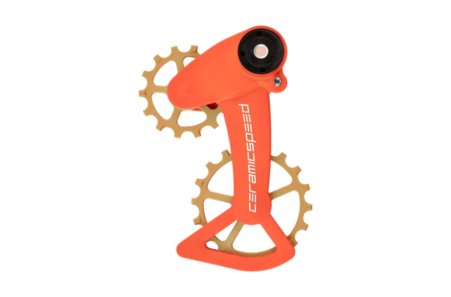 CERAMICSPEED OSPW X SRAM Eagle AXS Cerakote Limited Edition orange/bronze