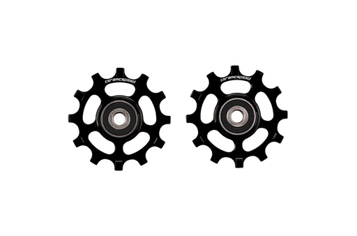 [107483] CERAMICSPEED Derailleurwieltjes SRAM AXS Road 12s NW (Zwart, Standaard)