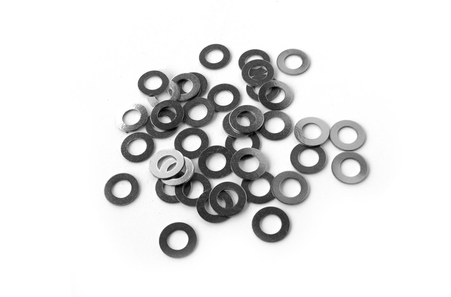 SAPIM ACC ROUND NIPPLE WASHERS (500 PIECES) SILVER