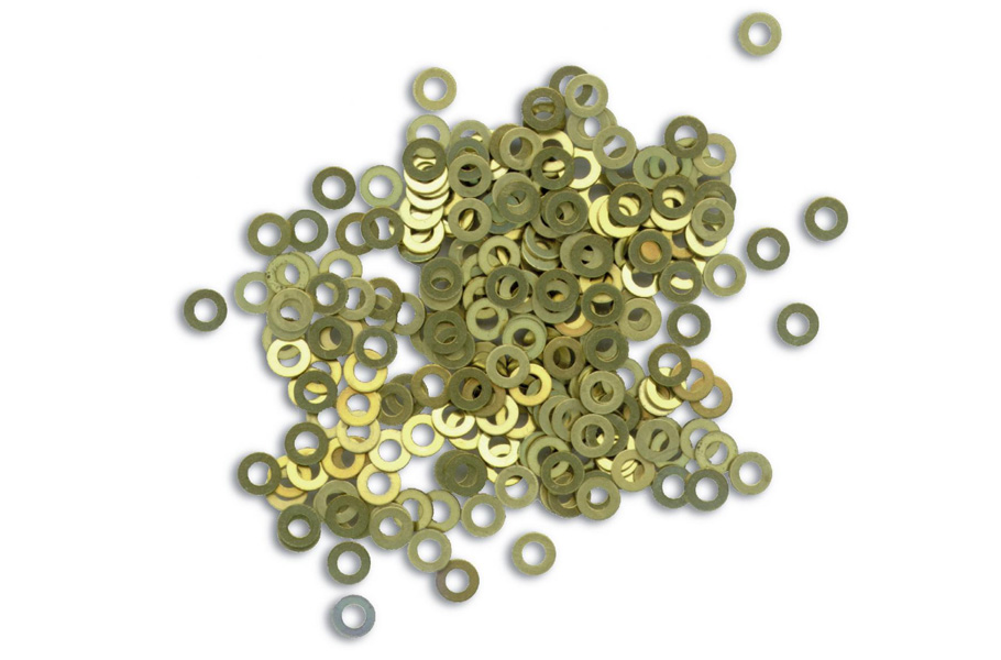 SAPIM ACC ROUND SPOKE WASHERS (500 PIECES) GOLD