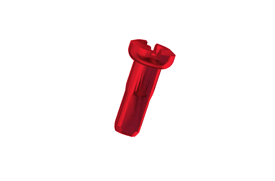 ÉCROUS SAPIM [14G] 14MM ALUMINIUM (100 PCS) ROUGE