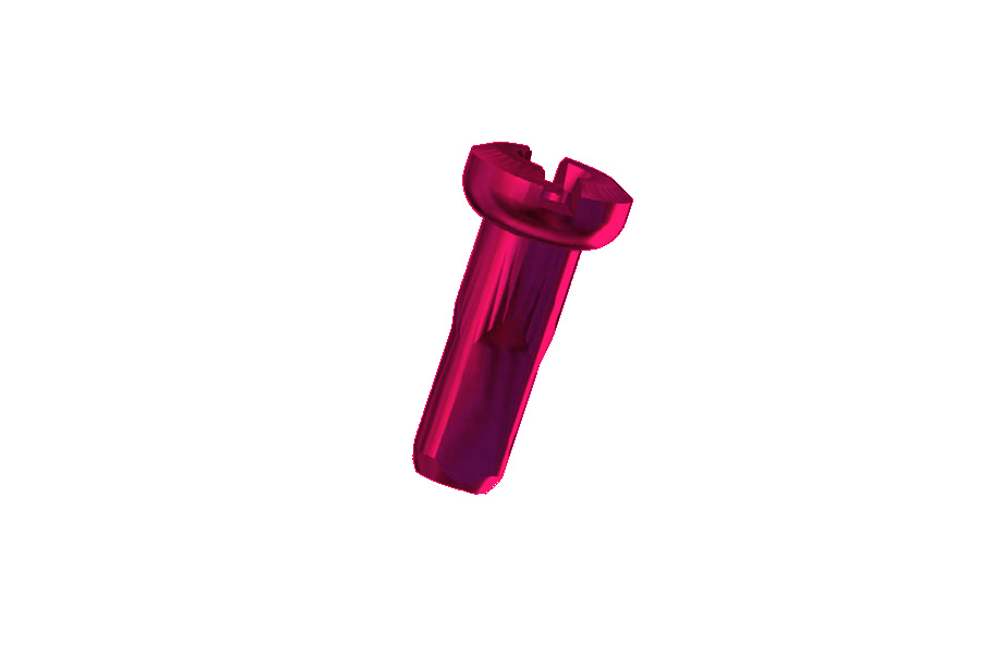 SAPIM NIPPELS [14G] 14MM ALUMINIUM (100 STUKS) ROZE