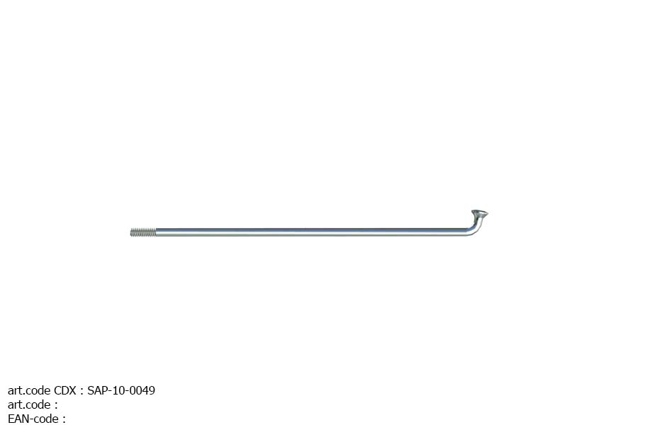 SAPIM SPOKES LEADER [13G] INOX (100 PIECES) SILVER