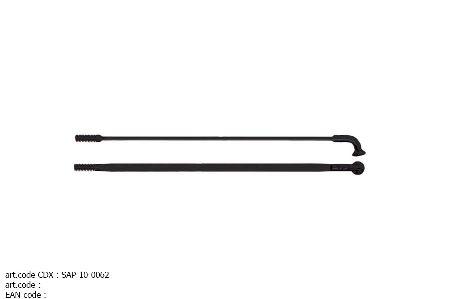 SAPIM SPOKES CX RAY INOX (20 PIECES) BLACK