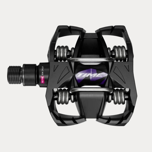 [006718040001] TIME MTB PEDALS MX6 BLACK PURPLE B1