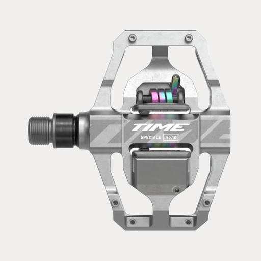 [00.6718.027.005] TIME MTB PEDALS SPECIALE 10 LARGE RAW ALUMINIUM