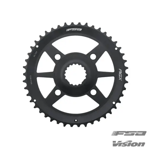[370-0142003051] PLATEAU FSA (AGX+ GOSSAMER PRO 2X) PAS À MONTAGE DIRECT 120 46T (WA740A) N11 (CONNEXION 4 BOULONS) NOIR B5