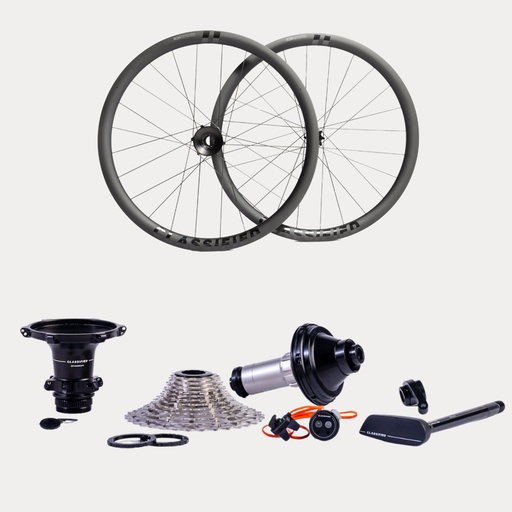 CLASSIFIED COMPLETE HUB AND WHEELSET