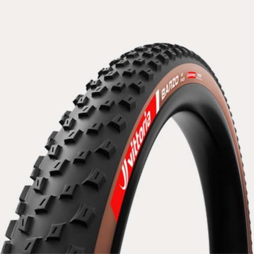 PNEU EXTÉRIEUR VITTORIA VTT BARZO 29'' (XC RACE TLR) NOIR-MARRON