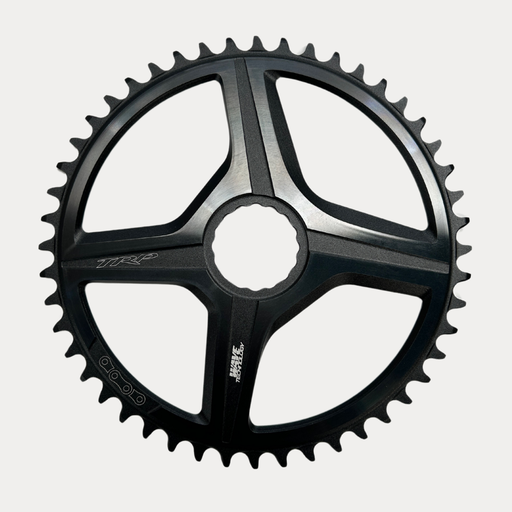 TRP VISTAR CHAINRING ROAD (CR-C8000), Duotone (Sandblasted Black / Gun Metal Grey)