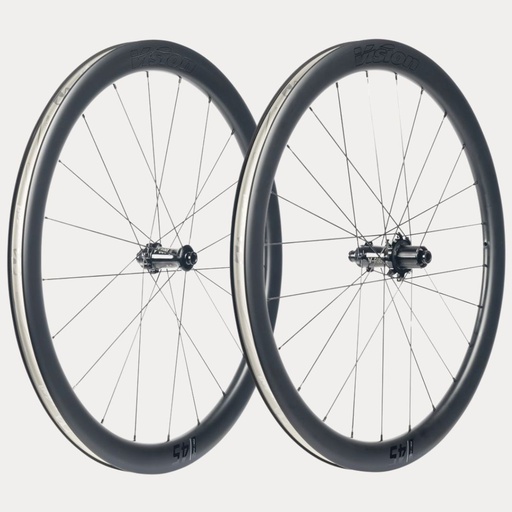 PAIRE DE ROUES VISION CARBON SC 45 SL i23 DISC CL (TUBELESS READY CLINCHER)