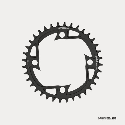 [38000412010250] FSA KETTINGBLAD (E-BIKE STEEL MEGATOOTH) 1X STEEK 104 44T (WB465) V-SHAPE
