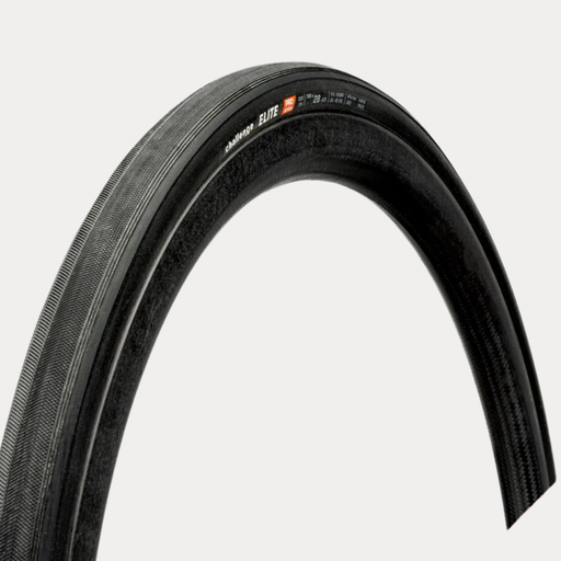 CHALLENGE PNEU EXTÉRIEUR ROUTE ELITE {PRO} {CL} (TUBE OUVERT) NOIR/NOIR