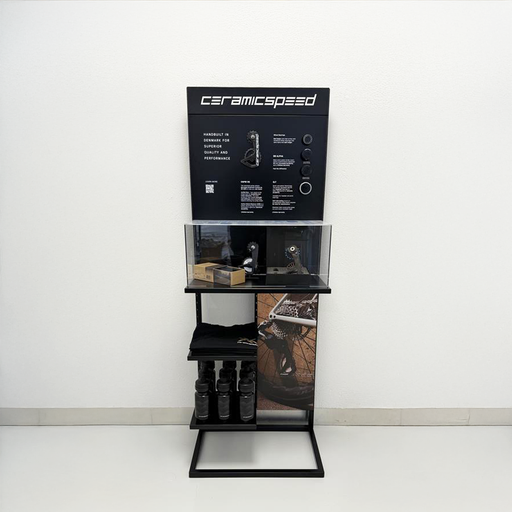 [116527] CERAMICSPEED Floor Display Single Sided w/Display Case