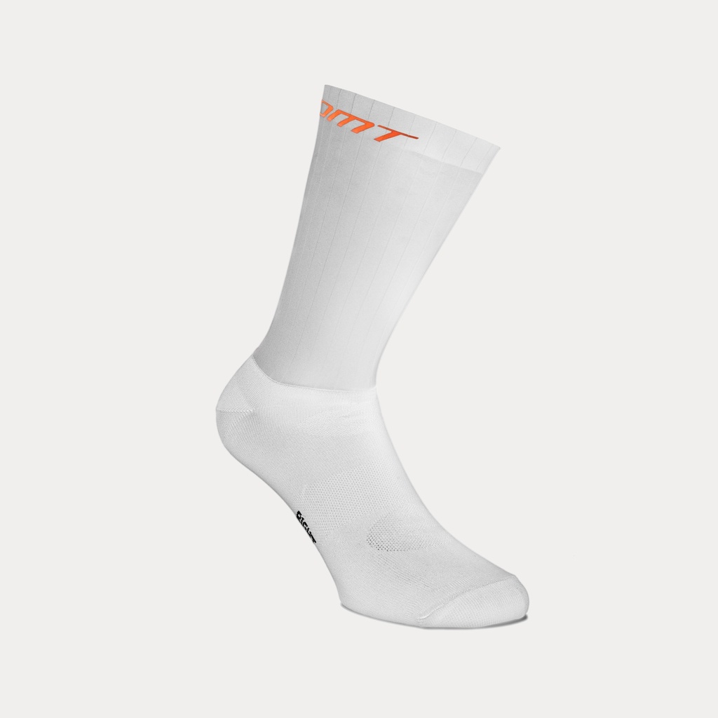 DMT CHAUSSETTES AERO RACE BLANC/ORANGE