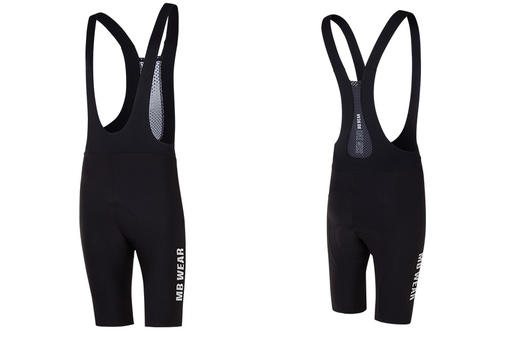 MBWEAR BIB SHORTS MAN - SKIN EVO - BLACK/WHITE