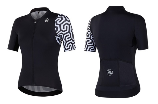 MBWEAR JERSEY WOMAN - LUX EVO - BLACK/WHITE