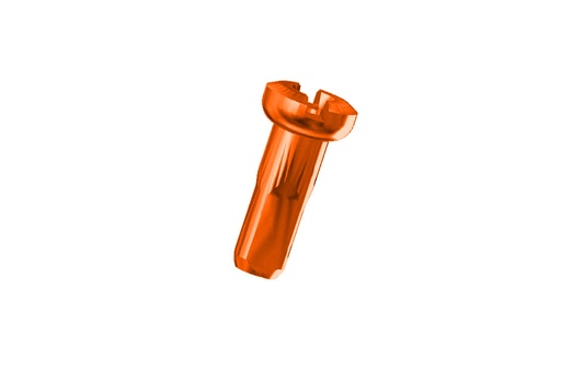 [SAP-16-0001_AZAK] SAPIM NIPPELS [14G] 14MM ALUMINIUM (100 STUKS) ORANJE